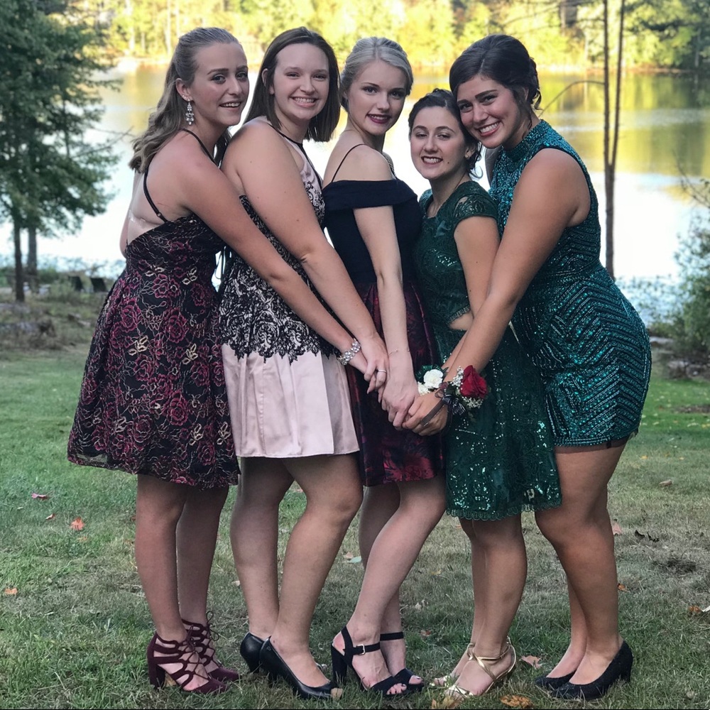 Floral Homecoming Dress